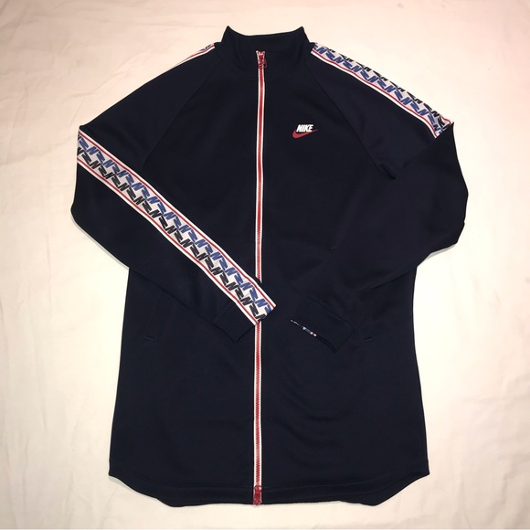 Nike Full Zip Up Track Jacket Blue Mens Size Small - Picture 1 of 7